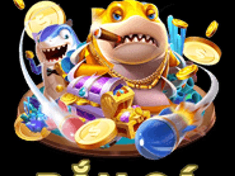 Người chơi đang chọn loại đạn và mục tiêu cá trong game bắn cá